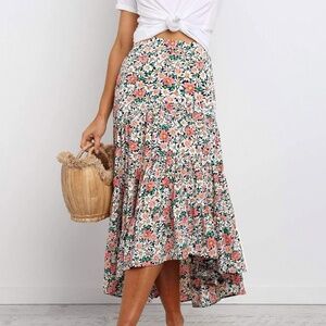 Amazon High Low midi skirt size small